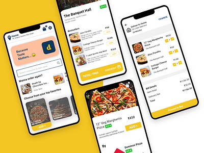 Food delivery app design app design food app food app design food delivery app food delivery application ui ui ux ux
