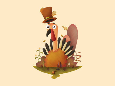 Thanksgiving Turkey Artwork illustration