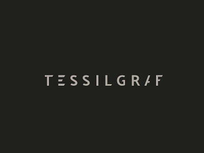 Tessilgraf Corp. bw identity lettering logo minimalism