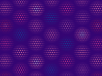 Daft punk spheres, seamless vector pattern
