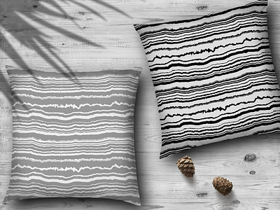 Blacke and white agate seamless pattern