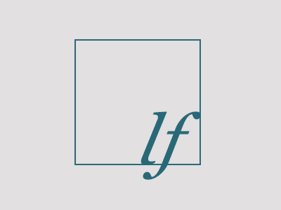 lf initials logo square