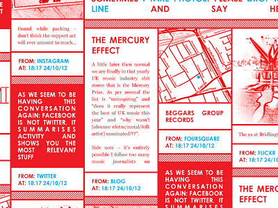 Site redesign WIP blog blue grid red website