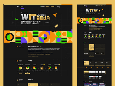 WIT Awards 2019 Landing Page