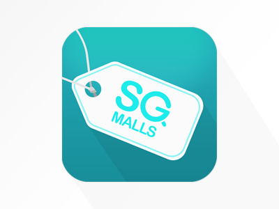 Shopping Mall App Icon app icon flat mall price tag shopping