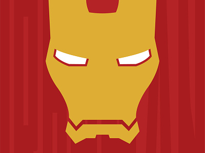 Minimal Ironman flat design ironman minimal super hero the avengers