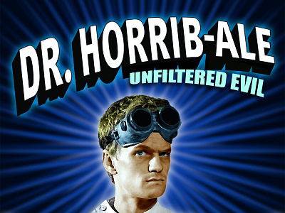 Dr. Horrib-Ale beer dr. horrible parody