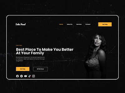Dalia Fouad ♥♥♥. abdellatief ahq clean dalia fouad design figma hero landing page qwhayf ui ux website xd