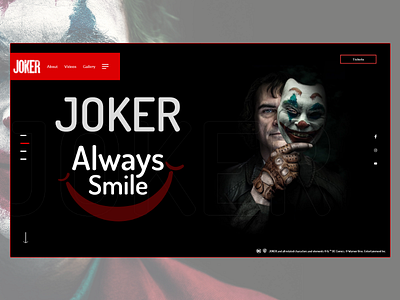 Joker Movie Website (#2 Shot)