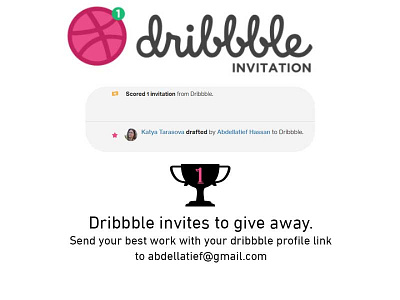 Dribbble invites abdellatief ahq animation app art away design dribbble give giveaway invitation invite join qwhayf ui ux
