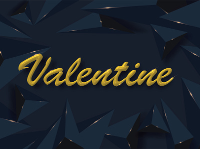 Valentine Triangle Background 3d background design gold graphic design illustration valentine triangle background vector