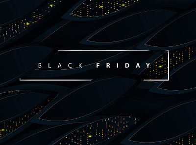 Black Friday sales poster. discount event banners background black design graphic design illustration vector