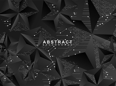 Abstract dark poly background background black dark design graphic design illustration poly triangle vector