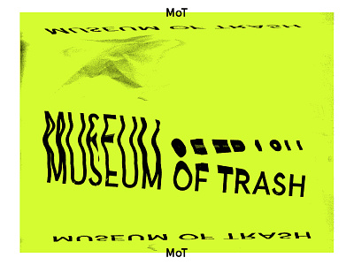 Museum of Trash experiment museum scan trash type typography