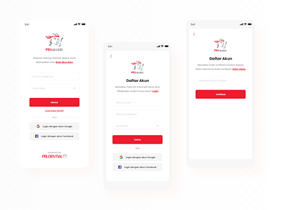 Prudential Registration Process - Mobile App Redesign app design ui uiux apps redesign ux