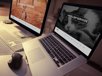 Niory - One page Template clean clear one page pet responsive shop ui ux