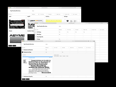 TypeFoundry.Directory directory fonts type type foundries type foundry type:face=triptych type:face=triptych typography webdesign website