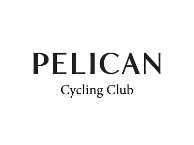 Feedback Pls - Pelican Logotype cycling logotype pelican type typography