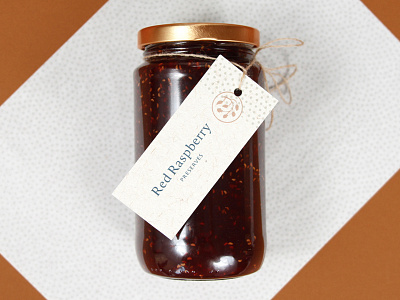 Common Kin Bakery Jam Jar bakery french paper icon jam jar label novel pro novel sans packaging raspberry