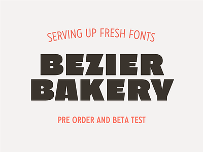 Type Release Today ✌🏼 bakery bold custom font font sans serif sans serif sign painter type typography