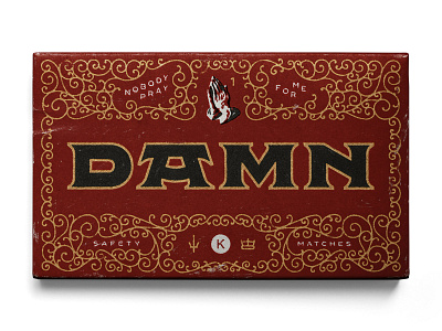 01. DAMN. by Kendrick Lamar damn flourishes illustration k dot kendrick lamar lettering ornament type type design typography