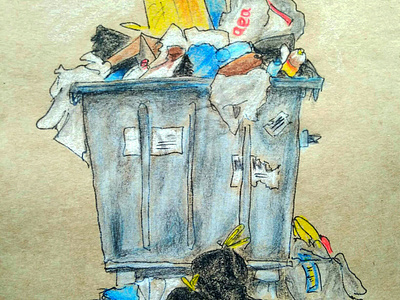 Иллюстрация "Куча мусора"