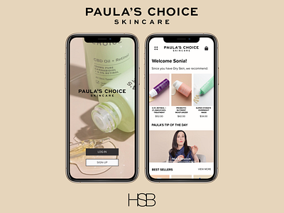 Paula's Choice UI 100daysofui app paulaschoice skincare