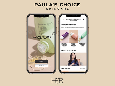 Paula's Choice UI