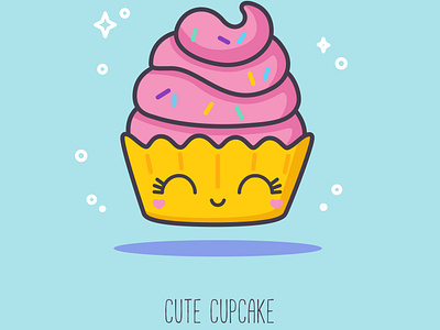 ABC sweets: Cute Cupcake