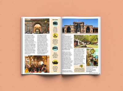 Magazine Spread 2 - Ahmedabad adobe ahmedabad camera city editing grid gujarat heritage history illustrator indesign layouting layouts magzine magzinespread photography photoshop travel wander wanderer