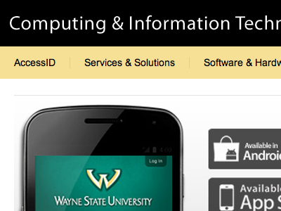 Early morning site launch computing department launch waynestate