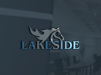 Lakeside logo design creative logo design flat logo logodesign minimalist logo professional logo typography