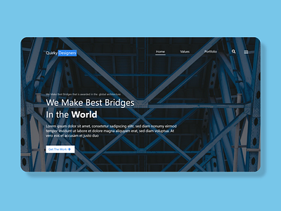 Webdesign-2/construction compeny design minimal ui ux web website