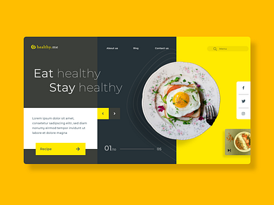 Eat Healthy Eat Fresh/ food website