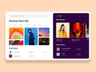 music is my love adobe adobe xd billboard design minimal music music player musician ux website