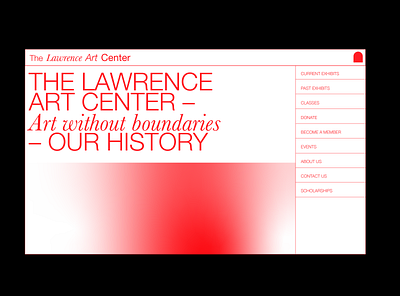 Lawrence Art Center Website