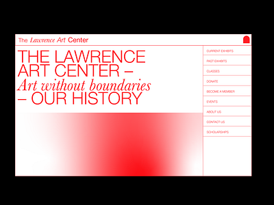 Lawrence Art Center Website