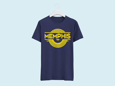 Memphis: Soul of the South - T-shirt Design branding design designer emblem graphic design graphic designer logo logo design memphis music retro south t shirt design t shirt graphic t shirt mockup typography vector