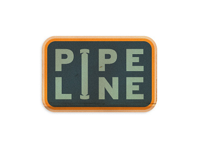 PIPELINE logo pipe pipeline sticker texture vintage