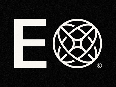 E✴ 3d geometric globe logo heart icon illustration interconnected logo modern photography planet star stories x