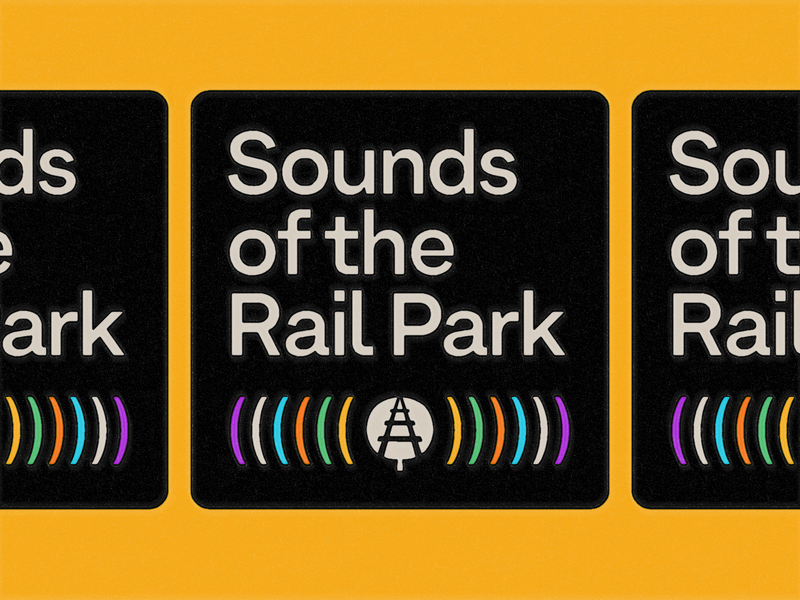 Sounds of the Rail Park audio audio tour illustration philadelphia podcast art the rail park vintage