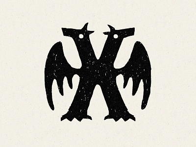 Dragon + X illustration philadelphia typography visual identity