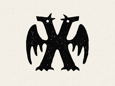 Dragon + X illustration philadelphia typography visual identity