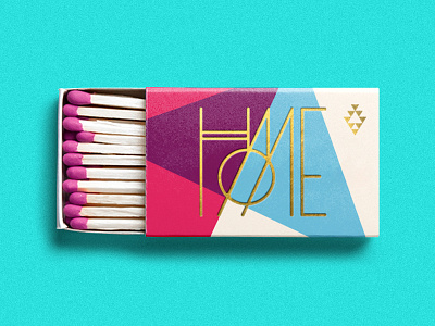 Burn it all down geometric home killed matches monogram typography