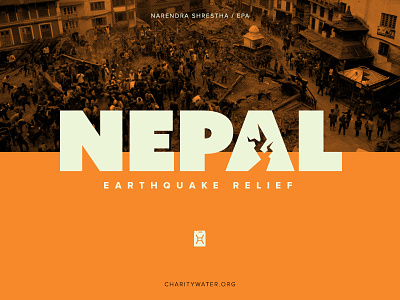 Yesterday, a disaster on the other side of the planet hit home. charity water disaster earthquake logo nepal nonprofit relief