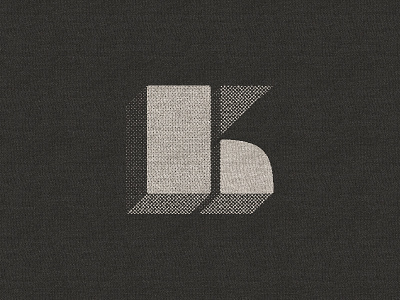 K is for Kindness halftone k kindness texture typography