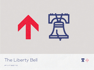 ⇧ Liberty Bell icon illustration liberty bell philadelphia signage