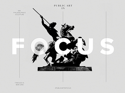 F O C U S philadelphia photography sculpture typography