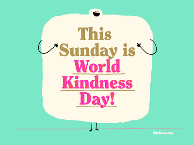 World Kindness Day character illustration kindness kindness.org marshmallow texture