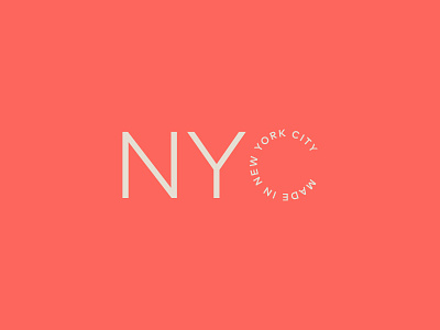 Made in NYC identity logo made in nyc new york nyc typography